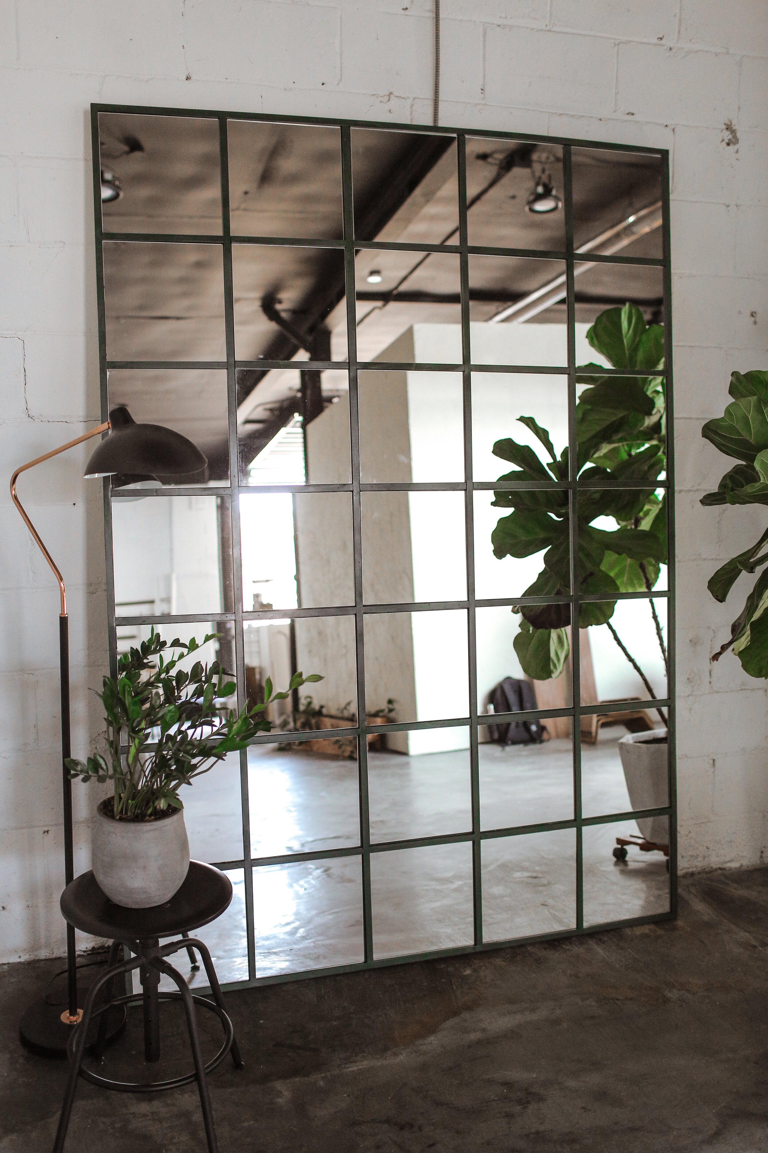 IKEA Hack Example - Grid Mirror